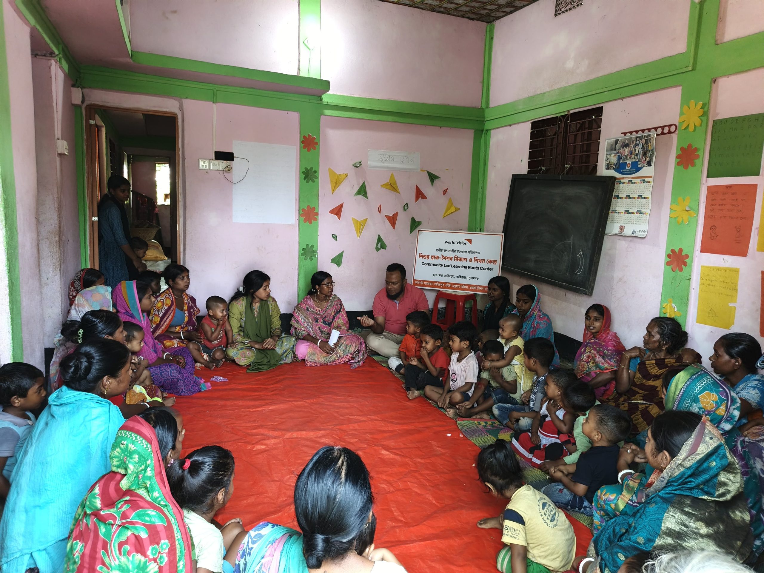 তাহিরপুরে ৬টি শিশু বিকাশ কেন্দ্র চালু করল ওয়ার্ল্ড ভিশন বাংলাদেশ